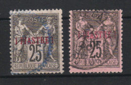 N°s 4 (cachet Bleu)et 4 A    (1886) - Used Stamps
