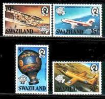 SWAZILAND, 1983, Mint Never Hinged Stamps, Aviation, 432-435 ,#6676 - Swaziland (1968-...)