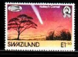SWAZILAND, 1986, Mint Never Hinged Stamps, Halley's Comet, 498, #6688 - Swaziland (1968-...)