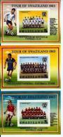 SWAZILAND, 1983, Mint Never Hinged Blocks Nr6,7,8, Football, 429-431, F2359 - Swaziland (1968-...)