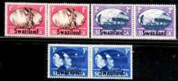 SWAZILAND, 1945, Mint Lightly  Hinged Stamps, Victory, 38-43 ,#6599 - Swasiland (...-1967)