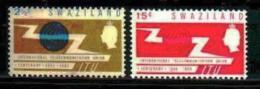 SWAZILAND, 1965, Mint Lightly  Hinged Stamps, U.I.T. 115-116 , #6606 - Swasiland (...-1967)