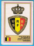 PANINI EURO FOOTBALL 76/77 (Yugoslavia) - BELGIUM FOOTBALL FEDERATION 1 Association Soccer Fussball Foot - Other & Unclassified