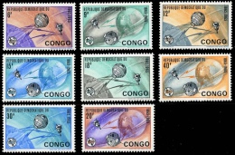 Congo Scott 534-41  (Télécommunications Satellite) [**] - Neufs