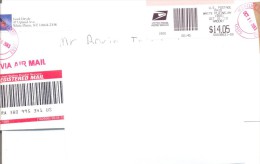 2013.USA, The Letter By Registered Post To Moldova - Briefe U. Dokumente