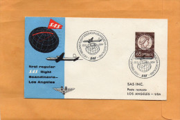 Sweden 1954 Air Mail Cover Mailed - Covers & Documents