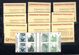 8273 Deutschland Germany MH 27 ** Selbstklebend (10x) - 1971-2000