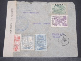 GRECE - Env Avec Censure Pour La France - A Voir - P17165 - Storia Postale