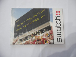 CATALOGO OROLOGIO SWATCH SPRING-SUMMER COLLECTION IRONY  2004 - Collectors Manuals