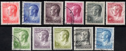 LUXEMBOURG 1965 Jean 11 Values Used - 1965-91 Jean