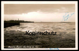 ALTE POSTKARTE BERLIN TEGEL LES BORDS DU LAC SEE EIS Havel Cpa Postcard AK Ansichtskarte - Tegel