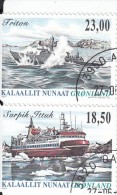 Groenlandia 2005 - Yt/422-423  Used  La Navigation Au Groenland - Usados