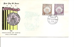 Armoiries - Province De Capiz ( FDC Des Philippines De 1959 à Voir) - Covers