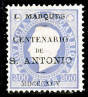 !										■■■■■ds■■ L.Marques 1895 AF#21(*) St.Anthony On Luiz 200 Réis (x2116) - Lourenzo Marques