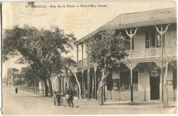 ISMAILIA Rue De La Poste Post Office Street Animated Street Scene C. 1920 - Ismailia