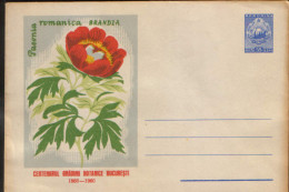 Romania - Postal Stationery Cover 1960,unused - Medicinal Plants- Flowers - Red Opium Poppy - Plantes Médicinales