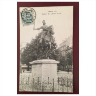 Paris  Statue De Jeanne D' Arc - Standbeelden