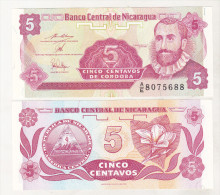 Nicaragua 5 Centavos 1991 Uncirculated - Nicaragua