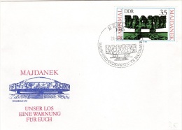 MONU-L23 - ALLEMAGNE ORIENTALE N° 2196 Sur FDC Monument De Majdanek - 1971-1980