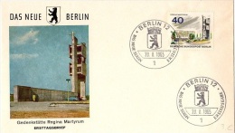 MONU-L24 - ALLEMAGNE BERLIN N° 234 Sur FDC Monument Regina Martyrum - 1948-1970