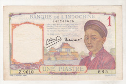 Indochina 1 Piastre (1949) - Indochine