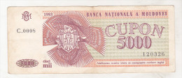 Moldova 5000 Cupon 1993 - Moldavia