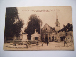 Place De L'église Et Monument Aux Morts , Animation, - Arc En Barrois