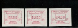 BELGIE POSTFRIS MINT NEVER HINGED POSTFRISCH EINWANDFREI NEUF SANS CHARNIERE OCB ATM64 SET 9-13-24 MICHEL 7.2 B S1 - 1980-99