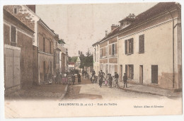 Val D'oise - 95 - Chaumontel Rue Du Tertre Animée Ed Maison Aline Et Mercier - Sonstige & Ohne Zuordnung