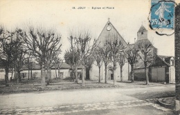 Jouy (Eure-et-Loir) - Eglise Et Place - Edition Maury - Jouy