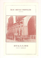 Marne - 51 - église Abbatiale D´hautvillers Vers épernay Stalles - Epernay