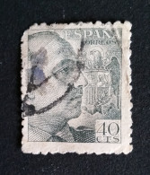 TIMBRE ESPAGNE N°    De 1949 - 40 CTAS Général Franco - OBLITERE - Collections