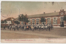 Cpa Bouffioulx   1919    écoles - Chatelet