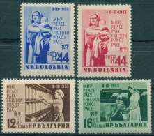 BULGARIA 1955 CULTURE Celebration WOMAN´S DAY - Fine Set MNH - Muttertag