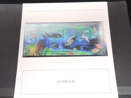 AUSTRALIE - Bloc Luxe Avec Texte Explicatif - Belle Qualité - À Voir -  Lot N° 11480 - Hojas Bloque