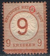 9 Kreuzer Gelbbraun DR Nr. 30 Ungebraucht Mit Falz - Nuovi