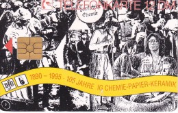 O 2709 TARJETA DE ALEMANIA DE 105 JAHRE IG CHEMIE-PAPIER-KERAMIK DE TIRADA 18000 - O-Series : Customers Sets