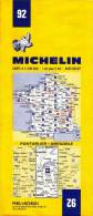 CARTE MICHELIN N°92 NEUVE STOCK LIBRAIRIE MANUFACTURE FRANCAISE DES PNEUMATIQUES TOURISME FRANCE 1975 PONTARLIER GRENOBL - Mappe/Atlanti