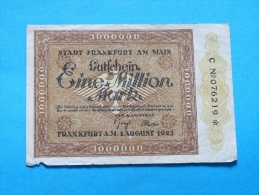 EINE MILLION MARK    1923 - Collections