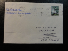 Ship Mail Cover MS M/S FJALIR 1979 Bergen Norway - Lettres & Documents