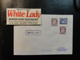 Ship Mail Cover MS M/S WHITE LADY  Norway - Brieven En Documenten