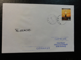 Ship Mail Cover MS M/S SEACAT Sea Cat FLAM 1991 Norway - Lettres & Documents