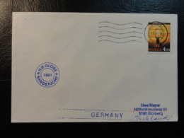 Ship Mail Cover MS M/S Hb GLOBE SANDEFJORD Oslo Norway - Storia Postale