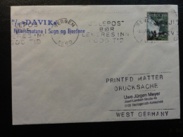 Ship Mail Cover MS M/S DAVIK 1979 Fylkesbaatane I Sogn Og Fjordane Norway - Briefe U. Dokumente