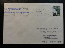 Ship Mail Cover MS M/S FJORDTROLL 1979 Fylkesbaatane I Sogn Og Fjordane Norway - Cartas & Documentos