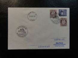 Ship Mail Cover MS M/S BODEN II SNASAVATNET Snasa Norway - Briefe U. Dokumente