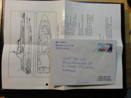 Ship Mail Cover MS M/S REBELL TAXI Ship 1994 + Cut Magazine Information Norway - Lettres & Documents