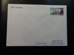 Ship Mail Cover MS M/S B/F AUKRA No Cancel Stamp Norway - Covers & Documents