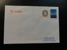 Ship Mail Cover MS M/S MF FUSA  Norway - Brieven En Documenten