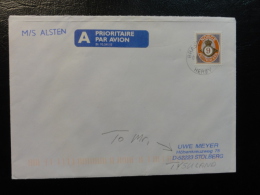 Ship Mail Cover MS M/S ALSTEN  2002 Norway - Lettres & Documents